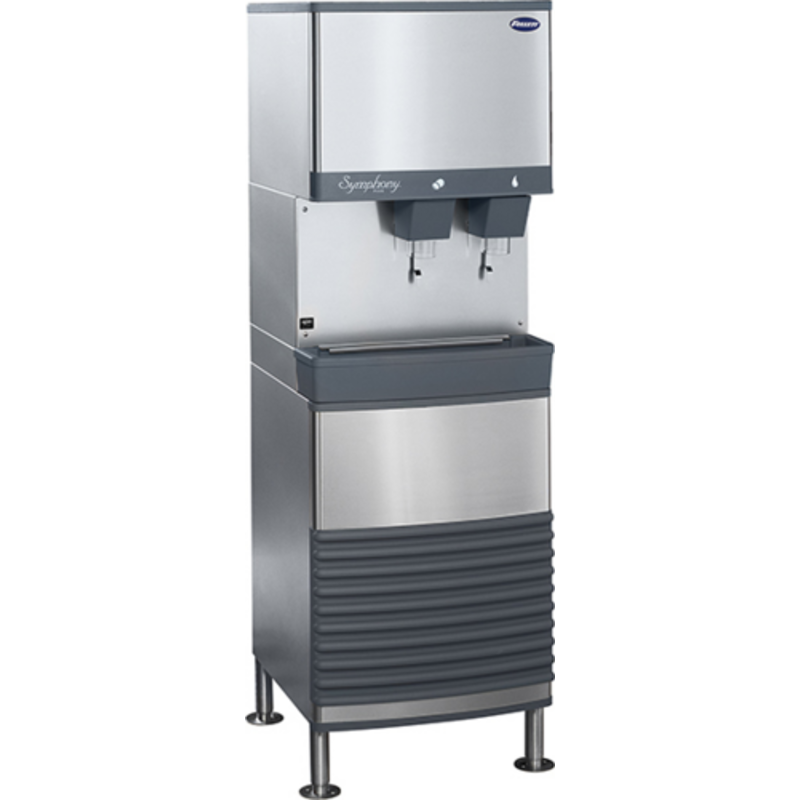 Follett Symphony Plus 50FB414A-L 50 lb Freestanding Ice and Water Dispenser
