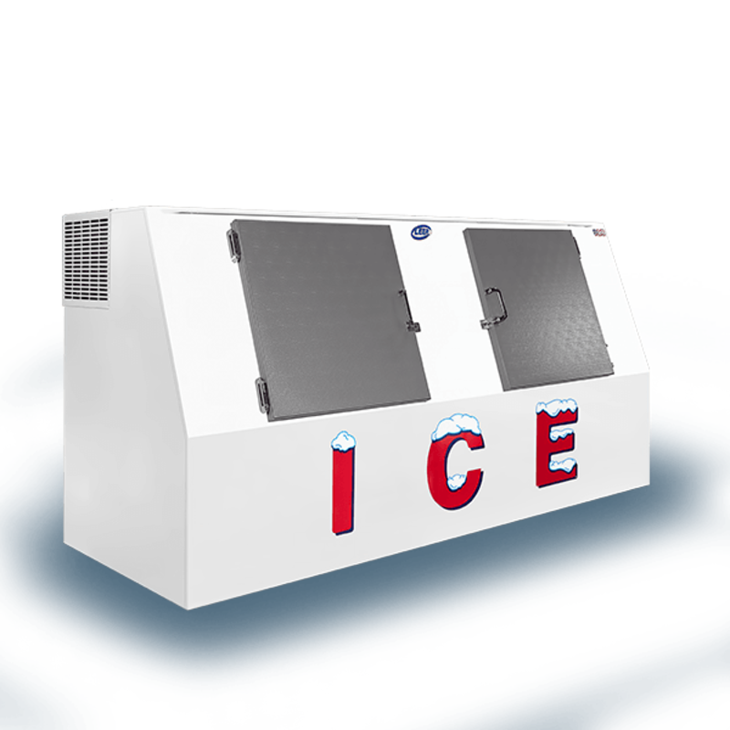 Leer L612LASP 61 Cu. Ft. Low Profile Outdoor Ice Merchandiser - 94-Inch