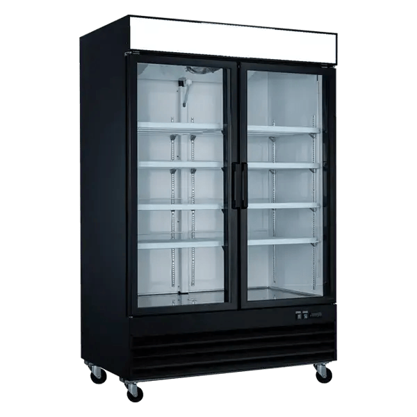GX-D768BM2F-HC Two Glass Door Freezer - 49" Width for commercial glass door freezer 49 inch.